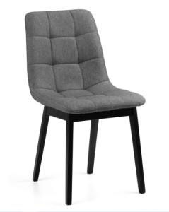Hayden Panelled Dining Chair - Grey Linen