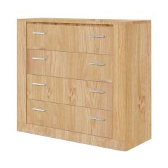 Maeve 4 Drawer Chest - Oak Shetland