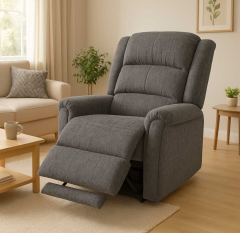 Kingsley Twin Motor Lift & Rise Chair - Grey Fabric