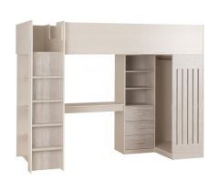 Jupiter High Sleeper - White/Grey