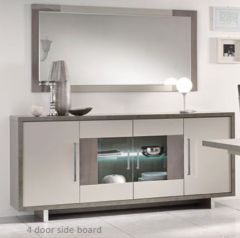 Milan 4 Door Sideboard with LED