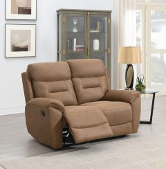 Canterburry Fabric Recliner 2 Seater - Sand