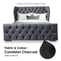 Oxford Wingback Conniston Charcoal