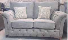 Phoenix Fabric 2 Seater - Grey