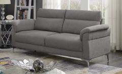Roxy Fabric 3 Seater Sofa - Light Grey