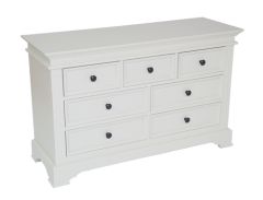 Salisbury 7 Drawer Chest - White