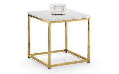 Scala Marble Top Lamp Table - Gold