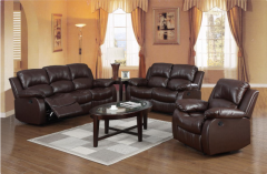 Carlino Recliner Full Bonded Leather 1 Seater - Black