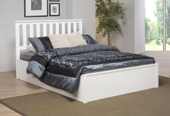Zoe Storage King Size Bed 5ft - White