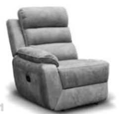 Urban LHF Recliner - Grey / Charcoal