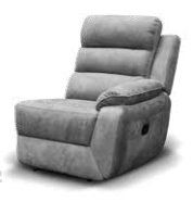 Urban RHF Recliner - Grey / Charcoal