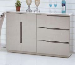 Knightsbridge Sideboard High Gloss Cappuccino & Champagne