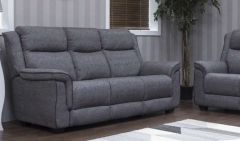 Spencer Fabric Sofa Suite 3+R+R - Grey