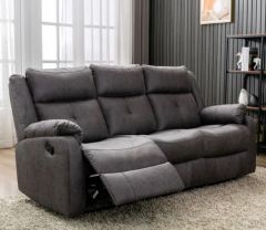 Casey Fabric 3 Seater Sofa with Dropdown Tray - Anchor