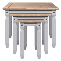 Corona Nest Of Tables - Grey