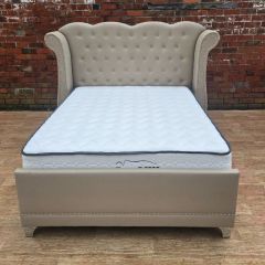Duchess Fabric Bed - Cream 