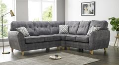 Maya Fabric Corner Suite 2C2 - Charcoal