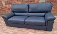 Essential Leather 2 Seater - Royal Blue 