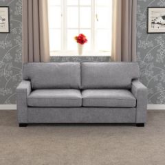 Eton Fabric Sofa Bed - Light Grey