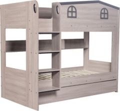 Hector Bunk Bed & Trundle Set - Ash Grey