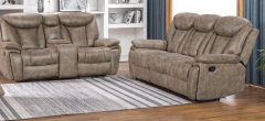 Marine Fabric 3+2 Seater Recliner Suite - Mocha