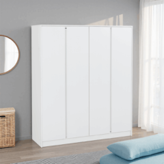 Malvern 4 Door Wardrobe 1.51M - White