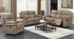 Richmond Fabric Recliner Suite 3+2+1 - Sahara