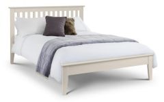 Salerno Oak Shaker Bed - Ivory