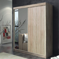 Ruby Sliding Wardrobe 1.5m - Sonoma Oak