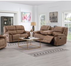 Washington Fabric Recliner Suite 3+2 - Coffee