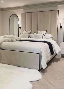 Avery Fabric Bed - Naples Cream 