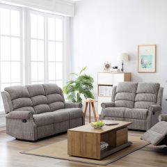 Windsor Fabric Recliner 3+2 Suite - Latte