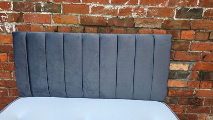 Dolce Fabric Headboard 4ft - Grey