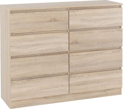 Malvern 8 Drawer Chest - Sonoma Oak Effect