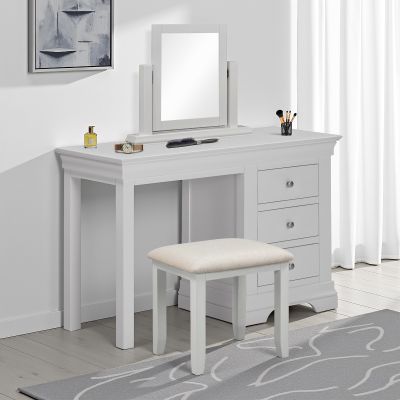 BORDEAUX DRESSING TABLE MIRROR - PEBBLE GREY