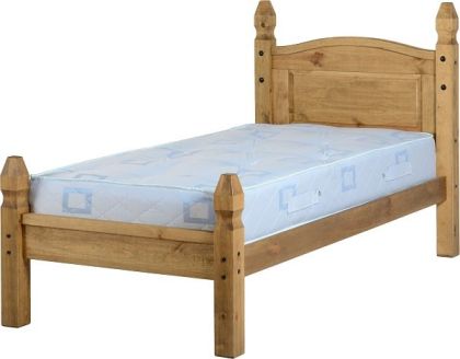 Corona Bed Low Foot End - Antique
