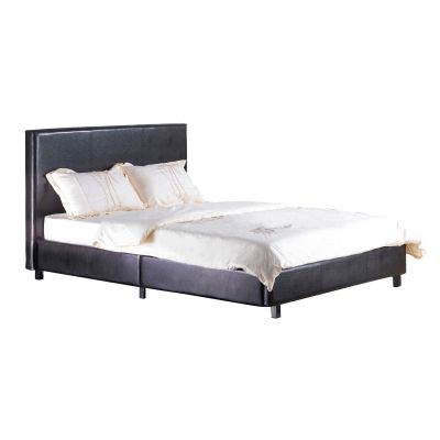 Fusion Leather Bed - Black