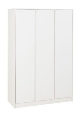 Malvern 3 Door Wardrobe 1.2m - White