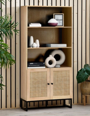 Padstow Tall Bookcase - Oak