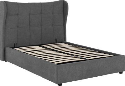 Verona Fabric Bed Grey