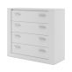Maeve 4 Drawer Chest - White