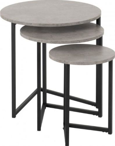 Small black top nest of tables