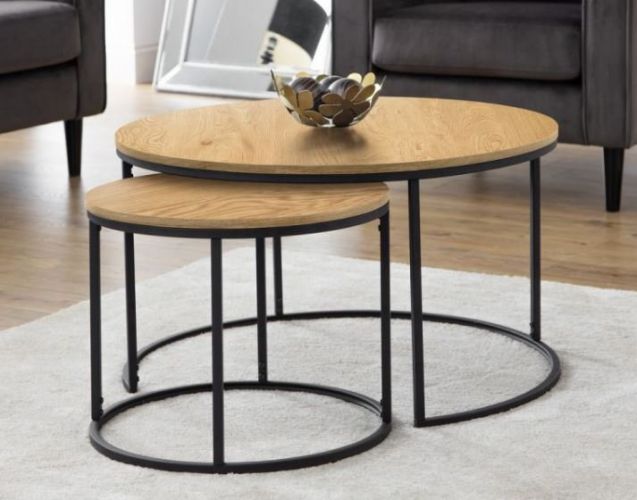 Bellini round nesting coffee on sale table