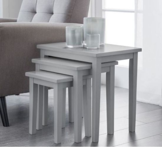 Grey and white nest hot sale of tables