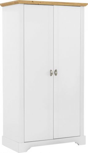 Toledo 2 Door Wardrobe White Oak